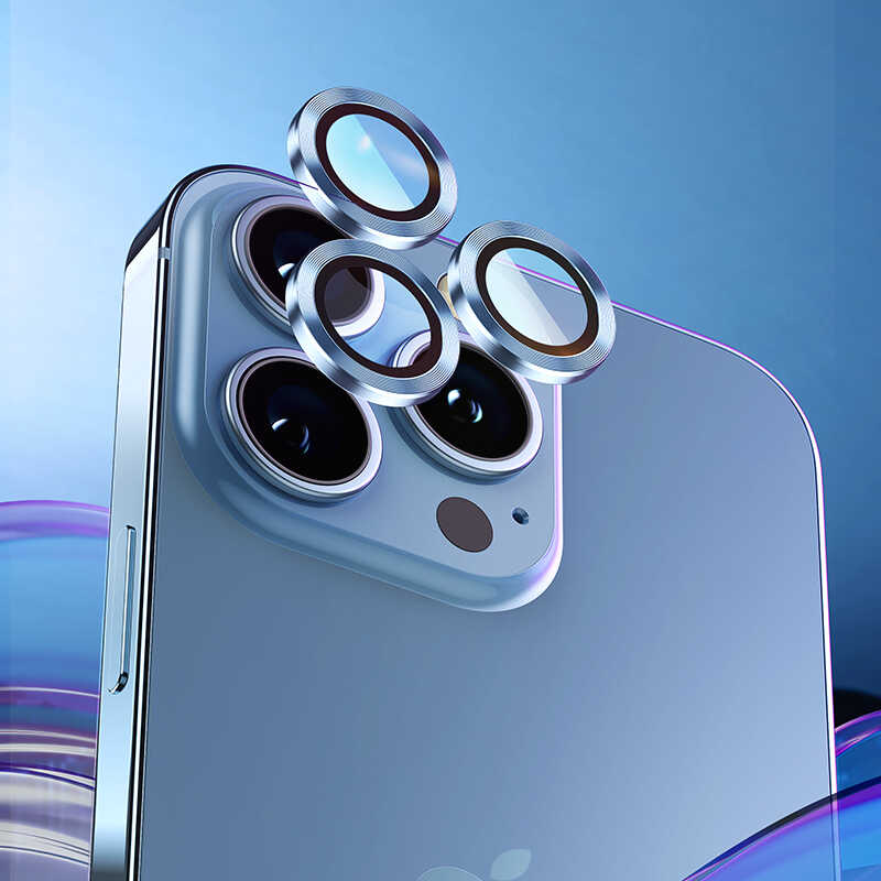 Apple iPhone 13 Pro Uyumlu Benks New KR Kamera Lens Koruyucu - 1