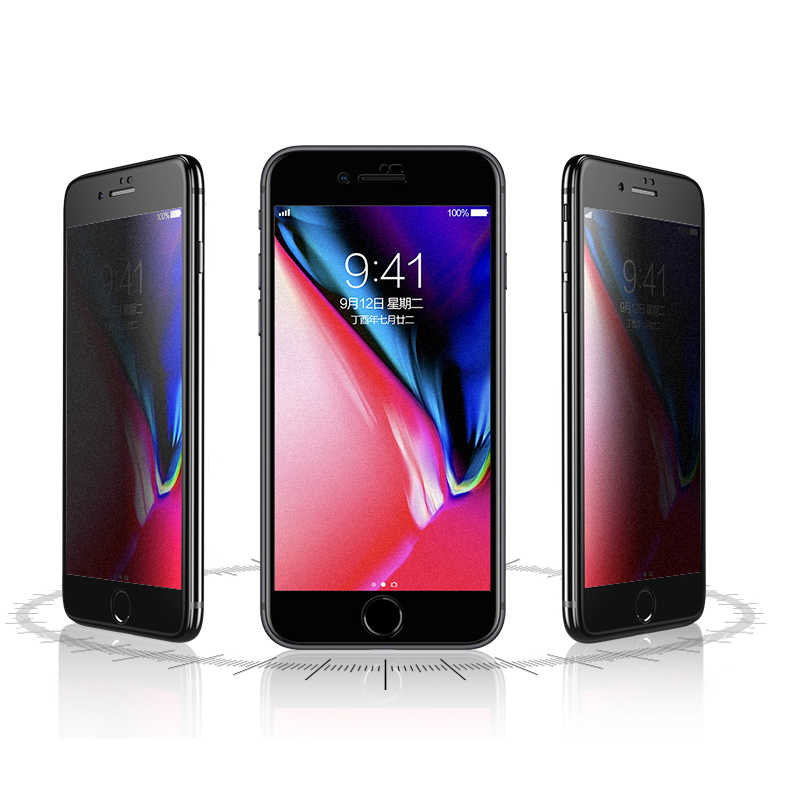 Apple iPhone SE 2022 Uyumlu Zore Anti-Dust Mat Privacy Temperli Ekran Koruyucu - 2