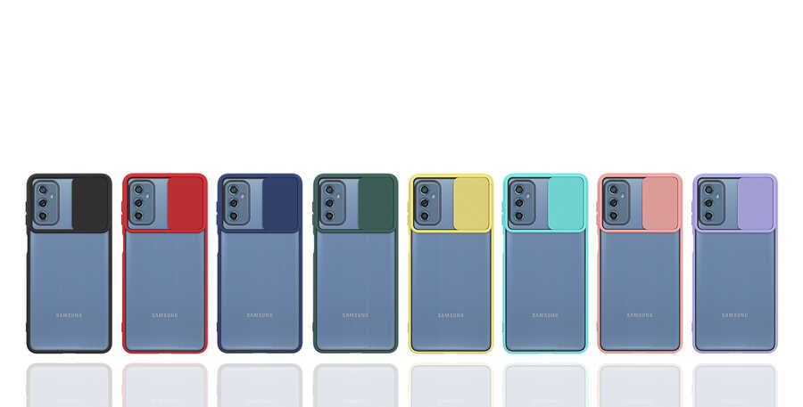 Samsung Galaxy M52 Uyumlu Kılıf Zore Lensi Kapak - 2