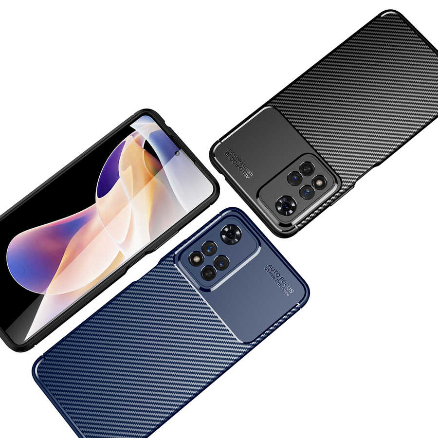 Xiaomi Redmi Note 11 Pro Plus 5G Uyumlu Kılıf Zore Negro Silikon Kapak - 3