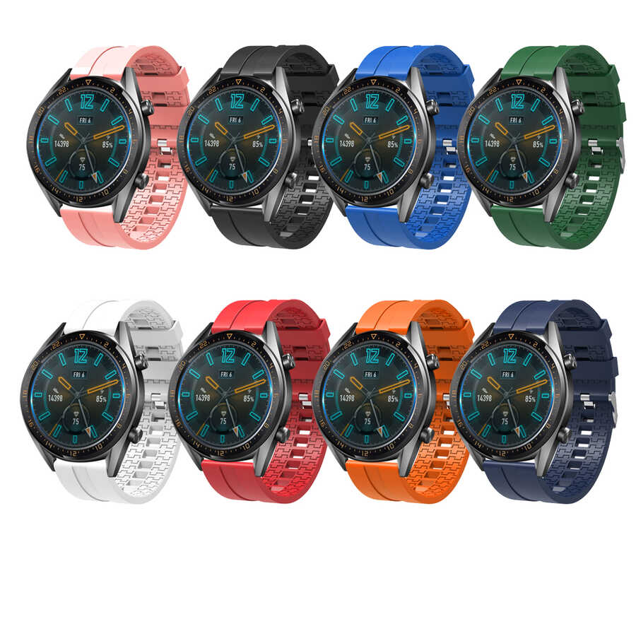 Huawei Watch GT 3 46mm Uyumlu KRD-23 Silikon Kordon - 8