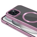 Apple iPhone 15 Plus Uyumlu Kılıf Mat Tasarımlı Magsafe Wireless Şarj Özellikli Zore Mat Setro Kapak - 2