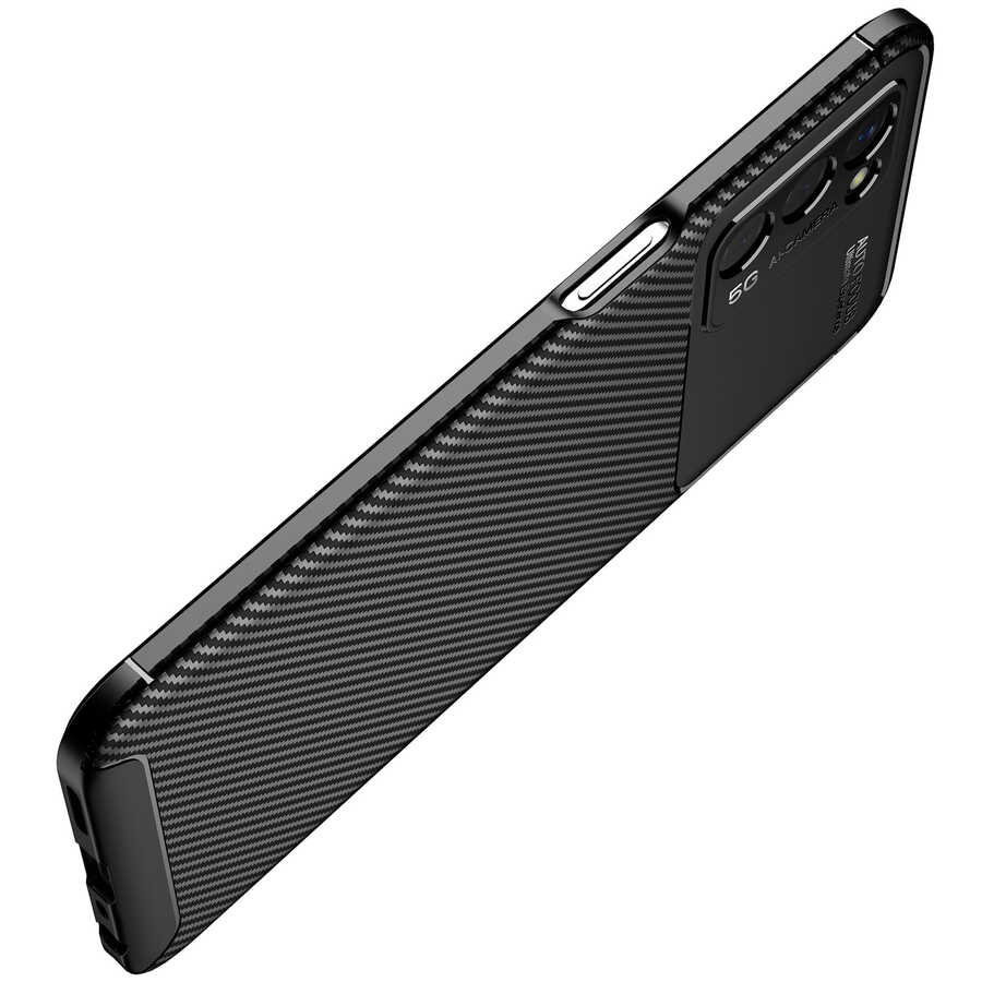 Oppo A55 5G Uyumlu Kılıf Zore Negro Silikon Kapak - 4