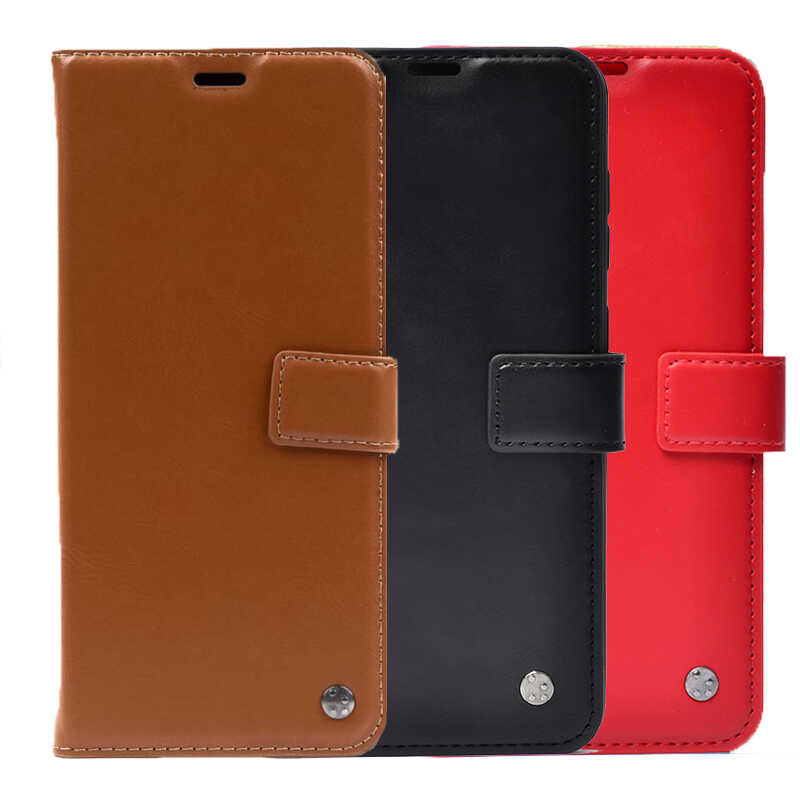 Samsung Galaxy A33 5G Uyumlu Kılıf Zore Kar Deluxe Kapaklı Kılıf - 1