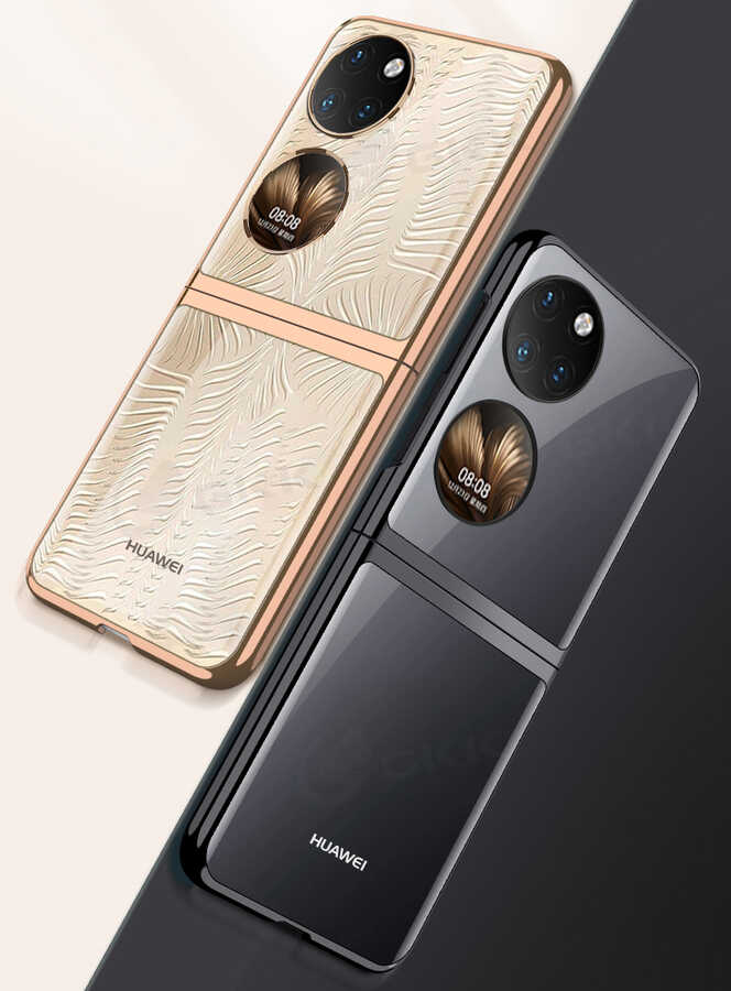 Huawei P50 Pocket Uyumlu Kılıf Zore Kıpta Kapak - 2