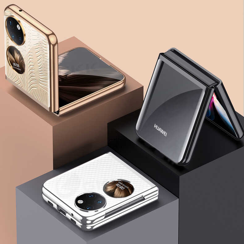 Huawei P50 Pocket Uyumlu Kılıf Zore Kıpta Kapak - 3