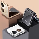 Huawei P50 Pocket Uyumlu Kılıf Zore Kıpta Kapak - 3