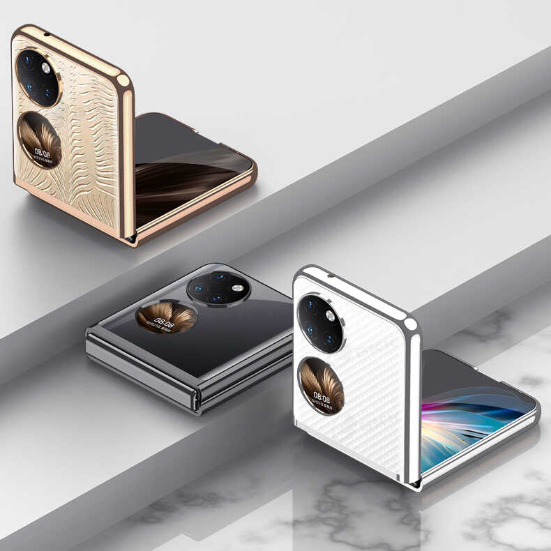 Huawei P50 Pocket Uyumlu Kılıf Zore Kıpta Kapak - 5