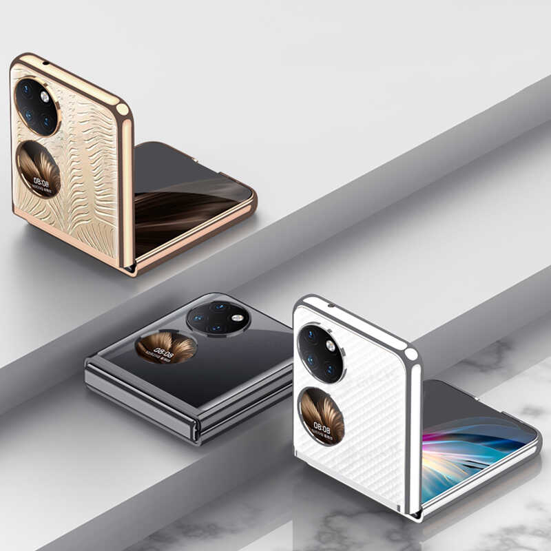 Huawei P50 Pocket Uyumlu Kılıf Zore Kıpta Kapak - 9