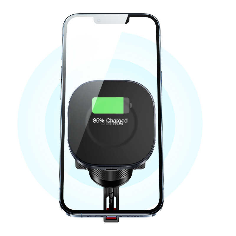 Benks CZ02 Pro Wireless Şarjlı Araç Telefon Tutucu - 8