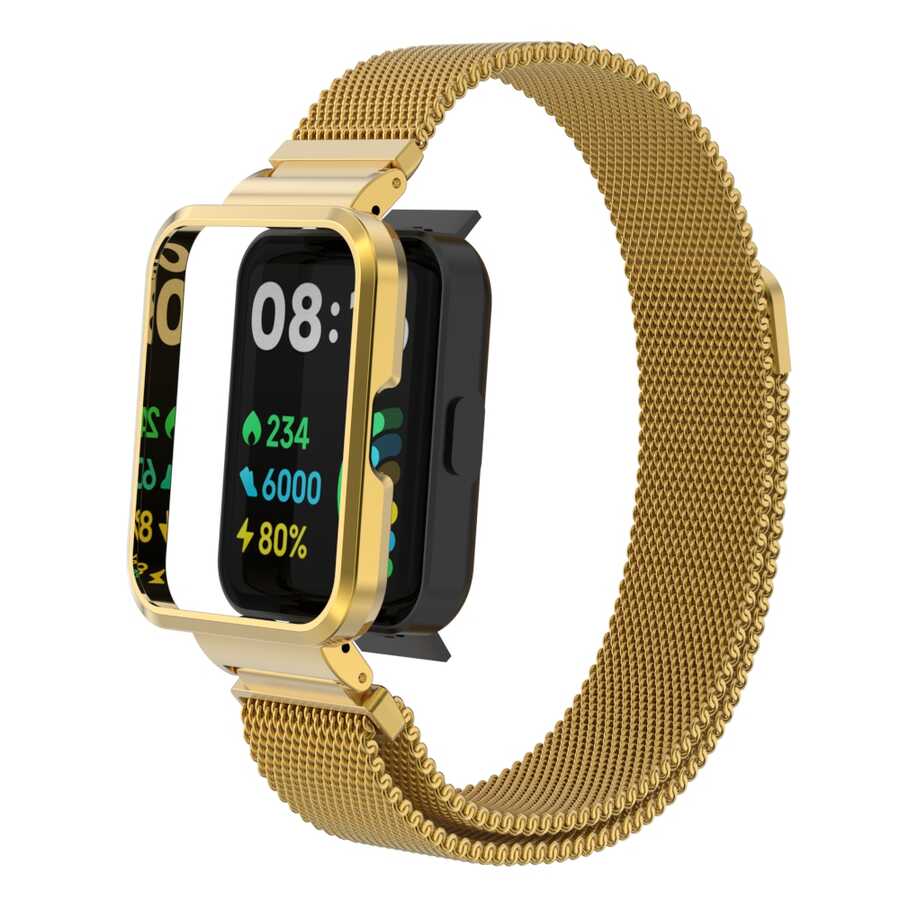 Xiaomi Redmi Watch 2 Lite Uyumlu Zore KRD-58 Metal Kordon - 3