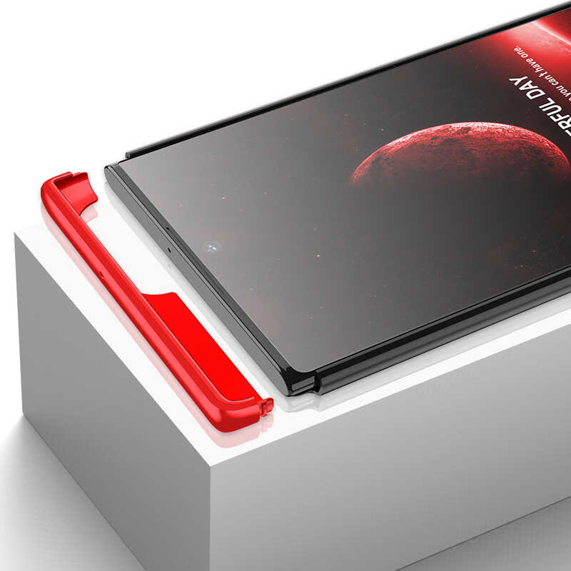 Samsung Galaxy S22 Ultra Uyumlu Kılıf Zore Ays Kapak - 4