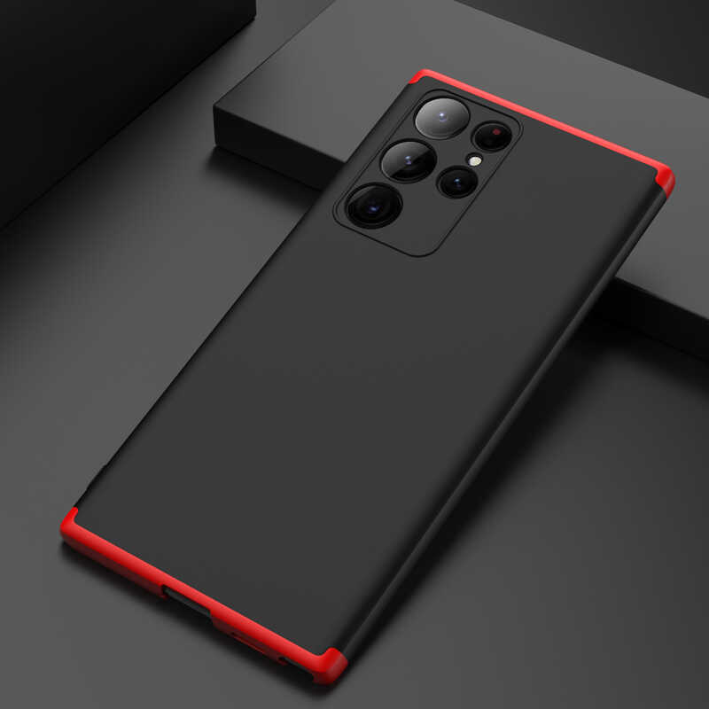 Samsung Galaxy S22 Ultra Uyumlu Kılıf Zore Ays Kapak - 6