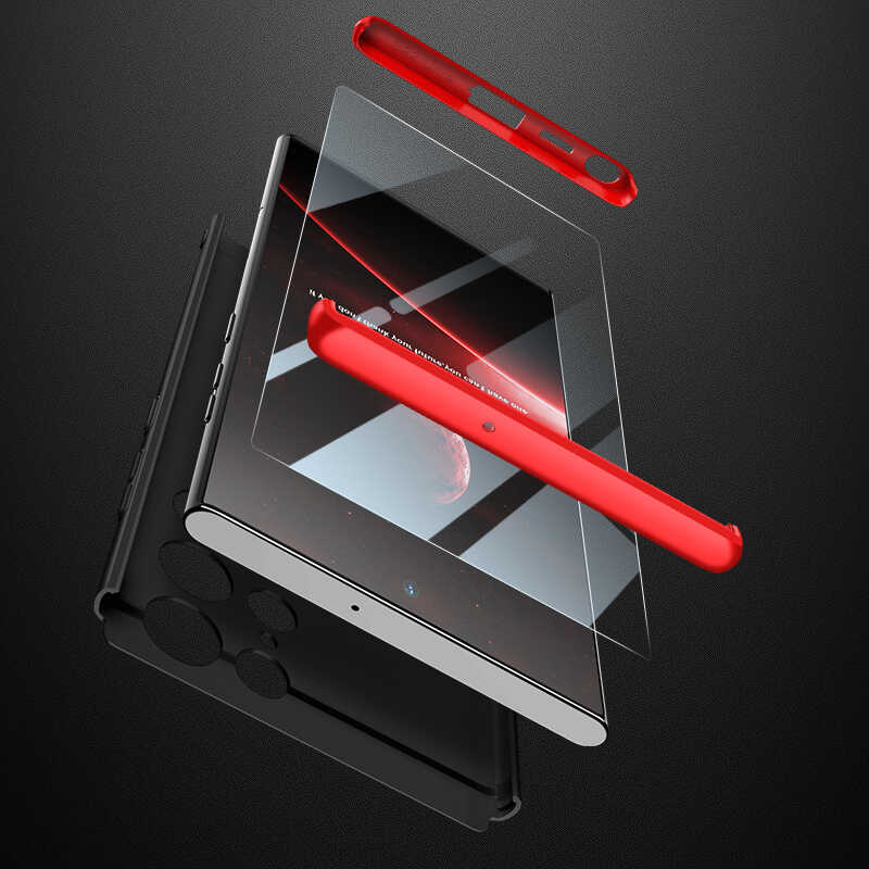 Samsung Galaxy S22 Ultra Uyumlu Kılıf Zore Ays Kapak - 9