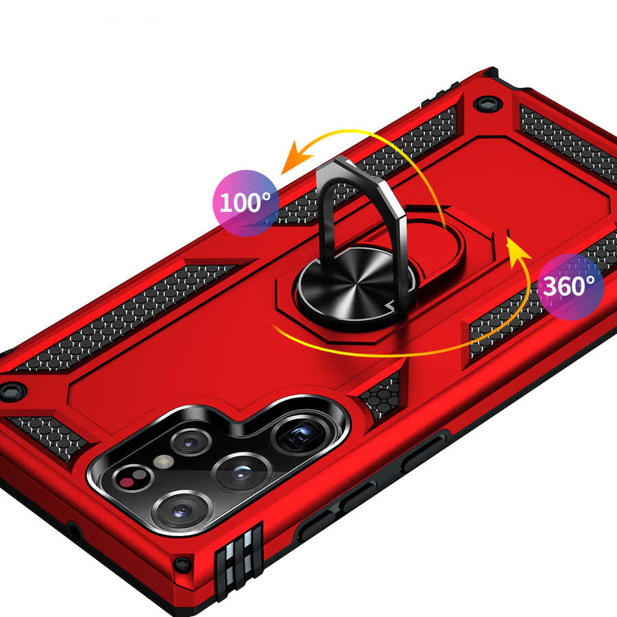 Samsung Galaxy S22 Ultra Uyumlu Kılıf Zore Vega Kapak - 7