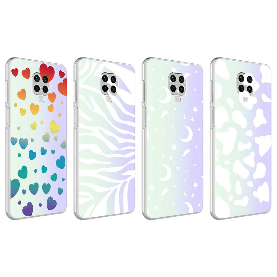 Xiaomi Redmi Note 9 Pro 5G Uyumlu Kılıf Zore M-Blue Desenli Kapak - 1