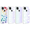 Xiaomi Redmi 9C Uyumlu Kılıf Zore M-Blue Desenli Kapak - 1