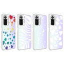 Xiaomi Redmi Note 10 Pro Uyumlu Kılıf Zore M-Blue Desenli Kapak - 1