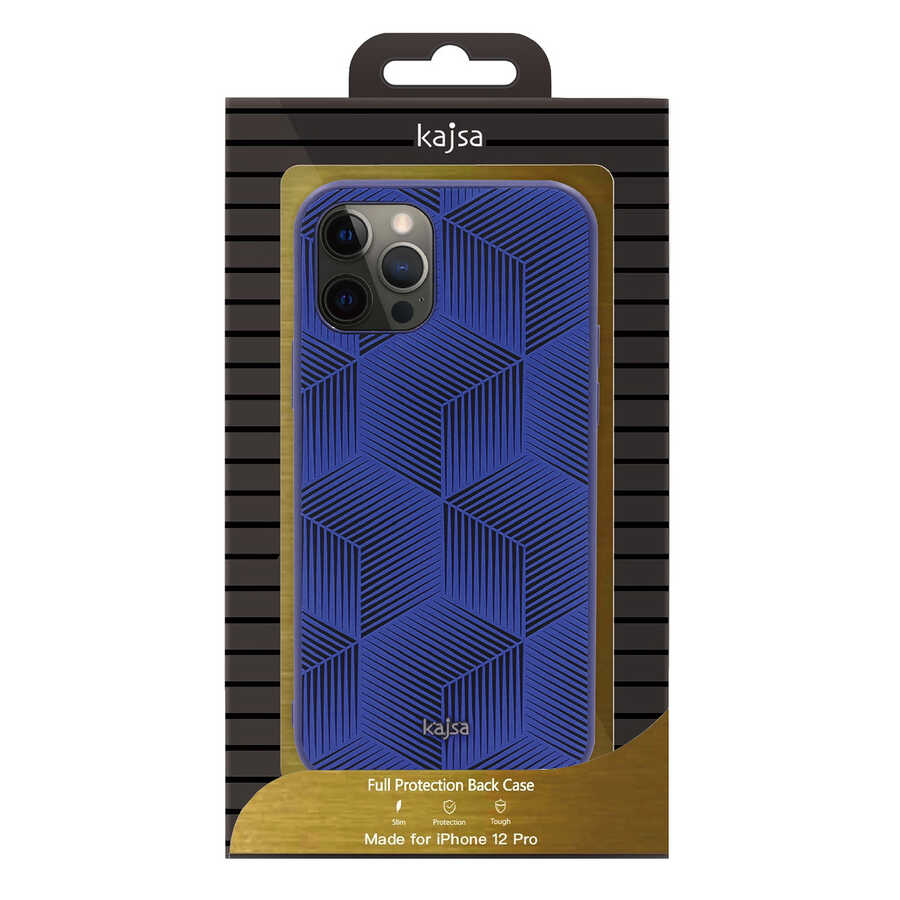 Apple iPhone 12 Pro Max Uyumlu Kılıf Kajsa Splendid Serisi 3D Cube Kapak - 1
