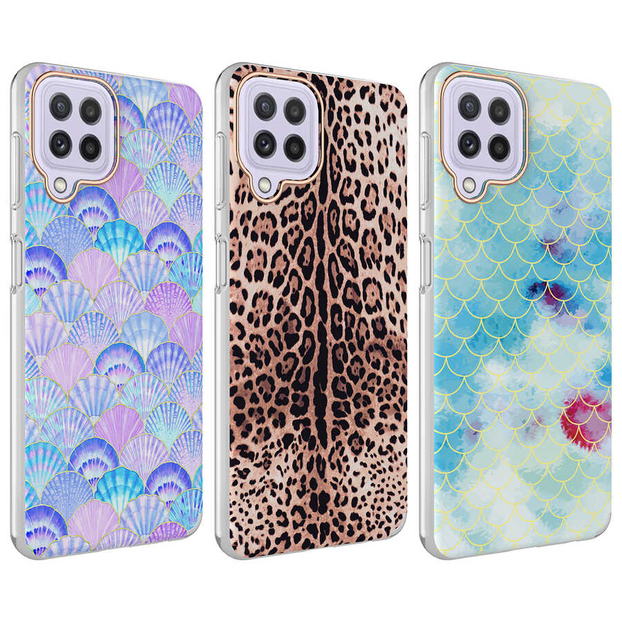 Samsung Galaxy M22 Uyumlu Kılıf Zore Bella Kapak - 1