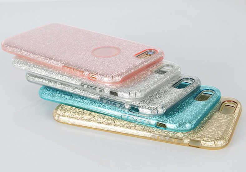 Apple iPhone 8 Uyumlu Kılıf Zore Shining Silikon - 5