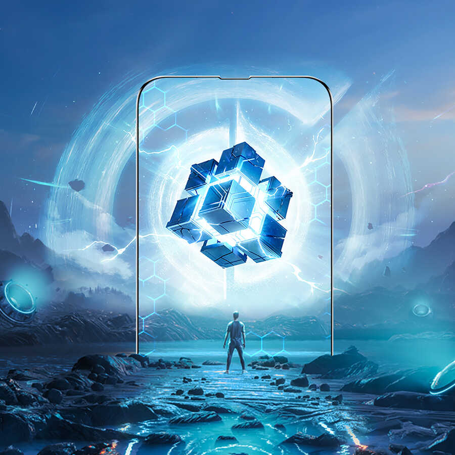 Apple iPhone 13 Uyumlu Benks Mat Ekran Koruyucu Parmak İzi Bırakmayan Oyunculara Özel Ekran Filmi - 3