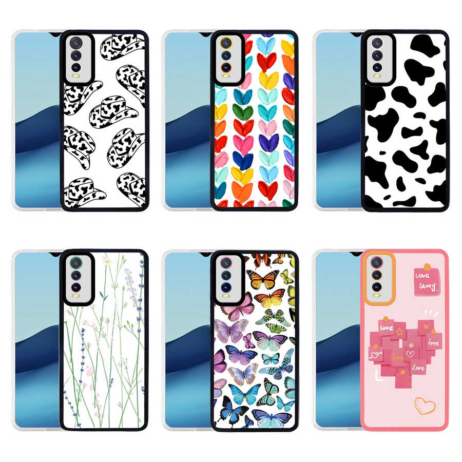 Vivo Y20 Uyumlu Kılıf Zore M-Fit Desenli Kapak - 1