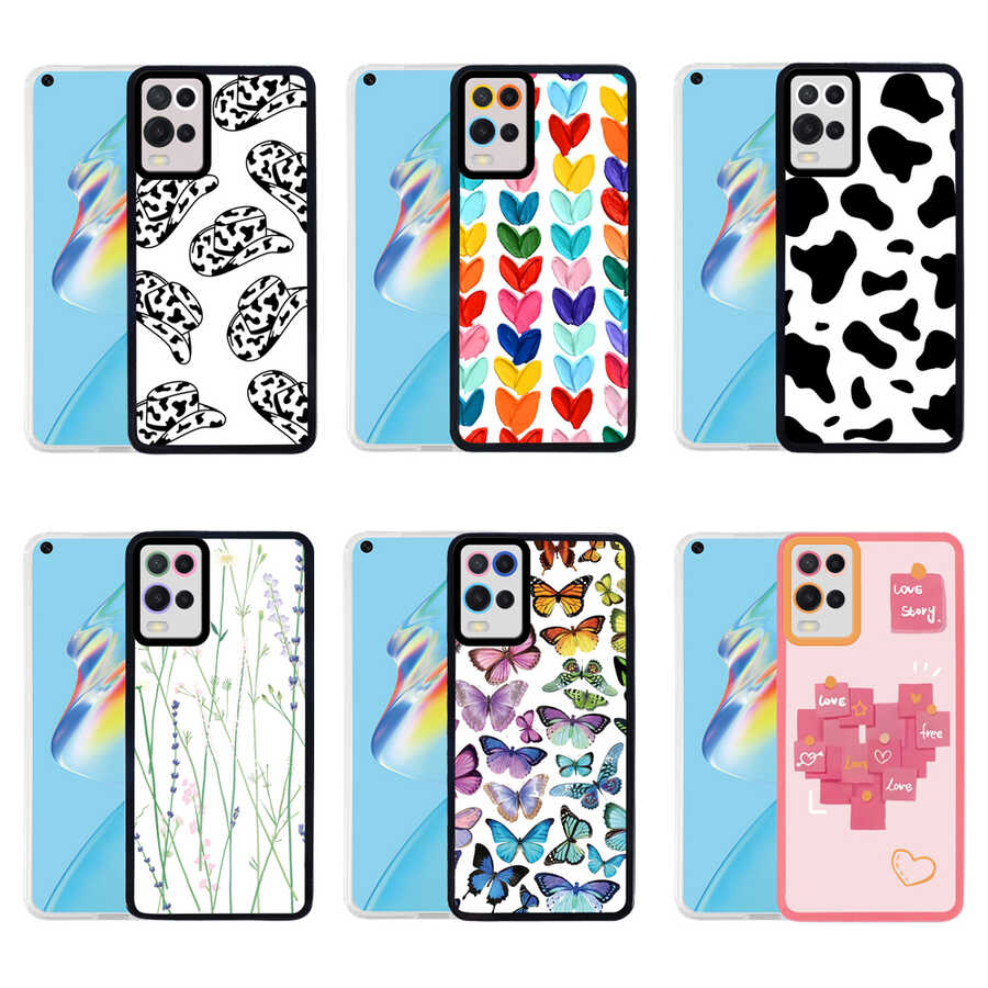 Oppo A54 4G Uyumlu Kılıf Zore M-Fit Desenli Kapak - 1