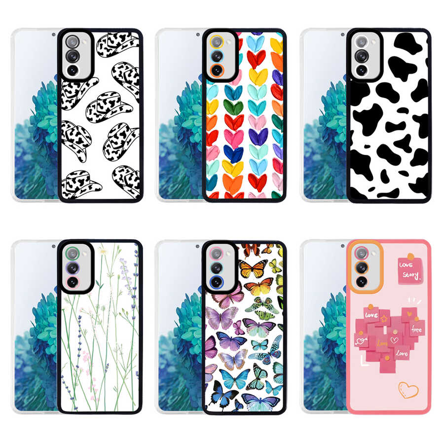 Samsung Galaxy S20 FE Uyumlu Kılıf Zore M-Fit Desenli Kapak - 1