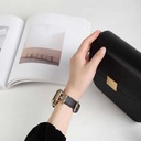 ​​​Apple Watch 7 41mm Uyumlu KRD-53 Deri Kordon - 1