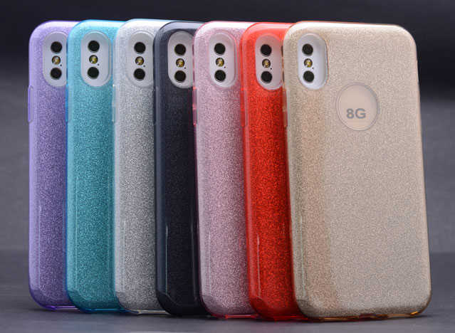 Apple iPhone X Uyumlu Kılıf Zore Shining Silikon - 3