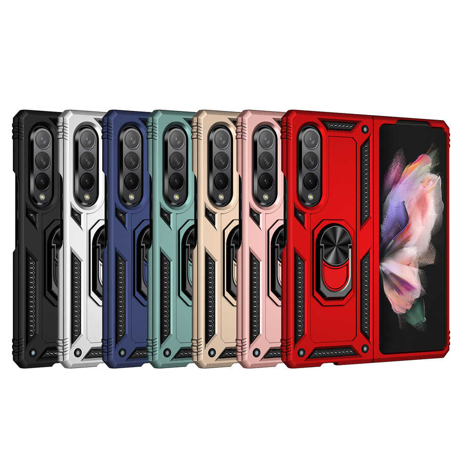Samsung Galaxy Z Fold 3 Uyumlu Kılıf Zore Vega Kapak - 1