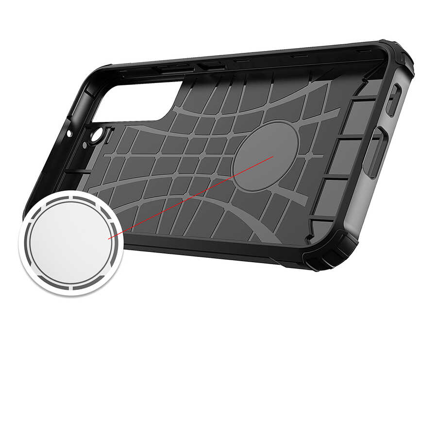 Samsung Galaxy S22 Plus Uyumlu Kılıf Zore Crash Silikon Kapak - 7