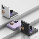 Huawei P50 Pocket Uyumlu Kılıf Zore Sert Kıpta Kapak - 7