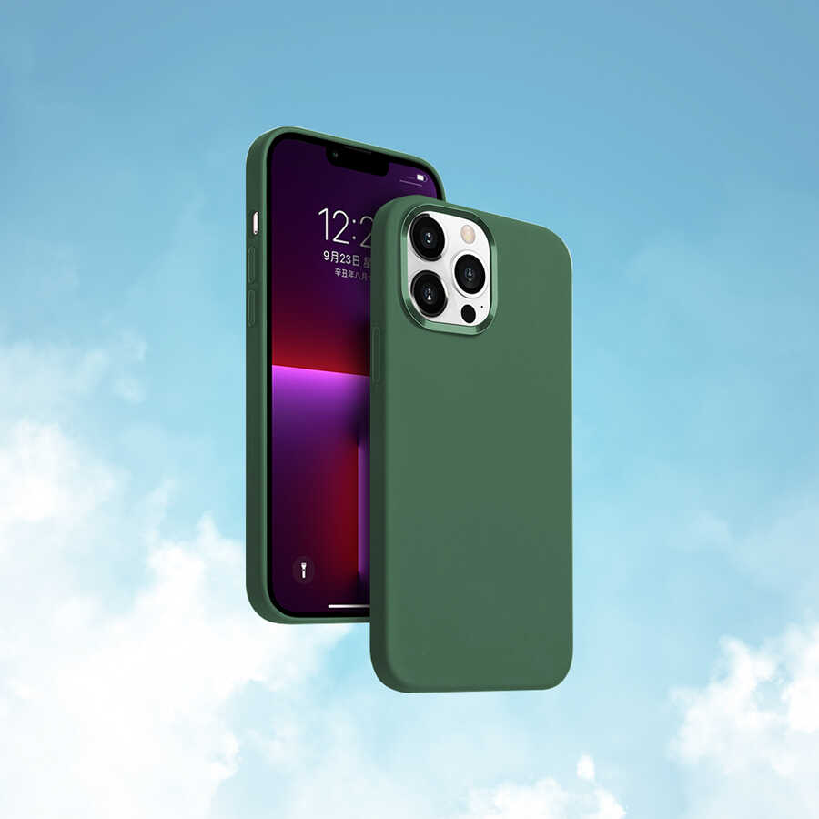 Apple iPhone 13 Pro Max Uyumlu Kılıf Wiwu Magsafe Magnetic Silikon Kapak - 6
