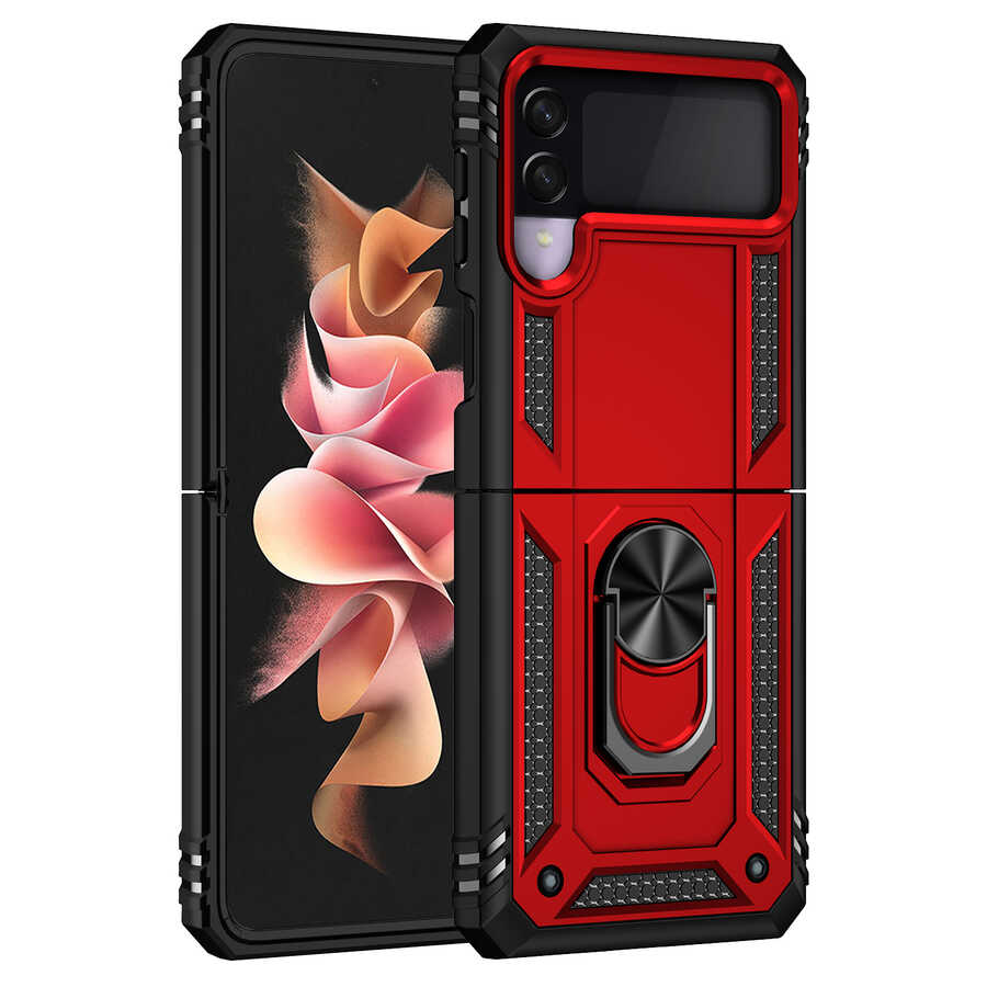 Samsung Galaxy Z Flip 3 Uyumlu Kılıf Zore Vega Kapak - 2