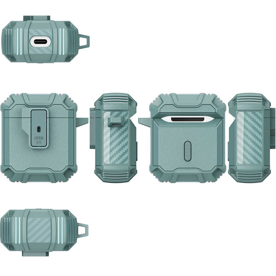 Apple Airpods Uyumlu Kılıf Zore Airbag 27 Silikon - 2