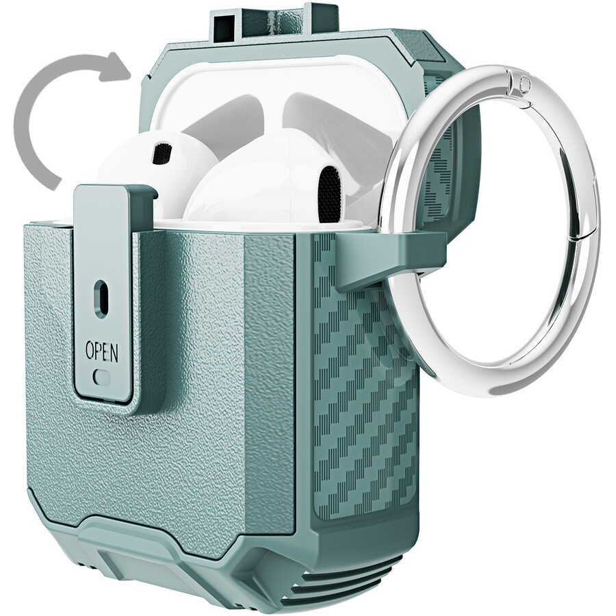 Apple Airpods Uyumlu Kılıf Zore Airbag 27 Silikon - 5