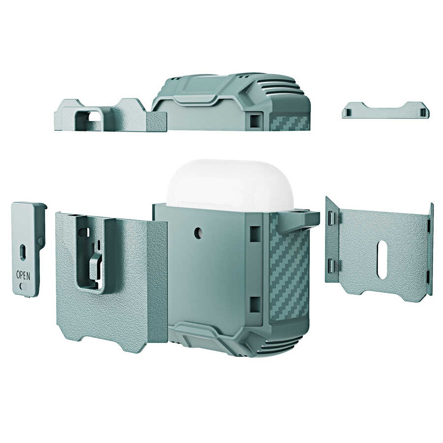 Apple Airpods Uyumlu Kılıf Zore Airbag 27 Silikon - 6