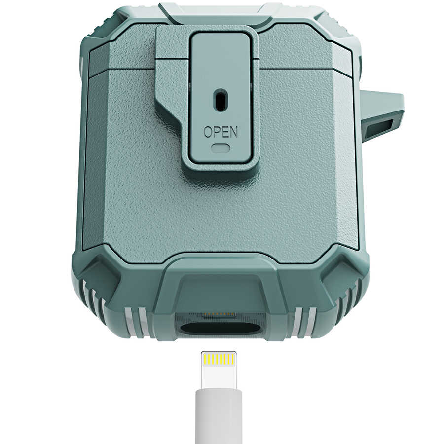 Apple Airpods Uyumlu Kılıf Zore Airbag 27 Silikon - 8