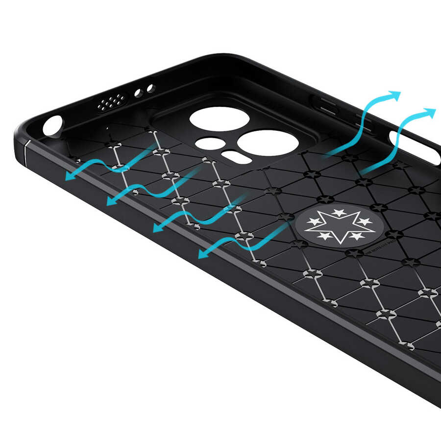 Xiaomi Redmi Note 12 5G Uyumlu Kılıf Zore Ravel Silikon Kapak - 6