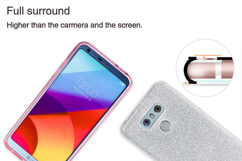 LG G6 Uyumlu Kılıf Zore Shining Silikon - 3