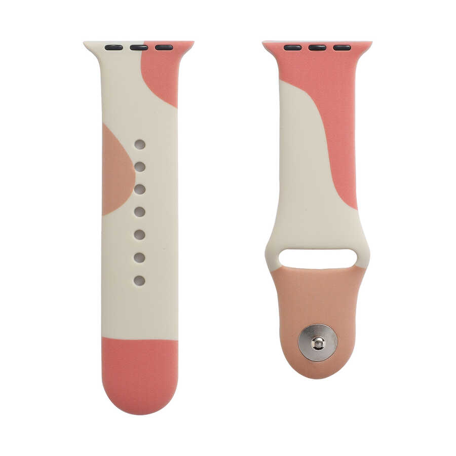 Apple Watch 44mm Uyumlu KRD-62 Silikon Kordon - 1