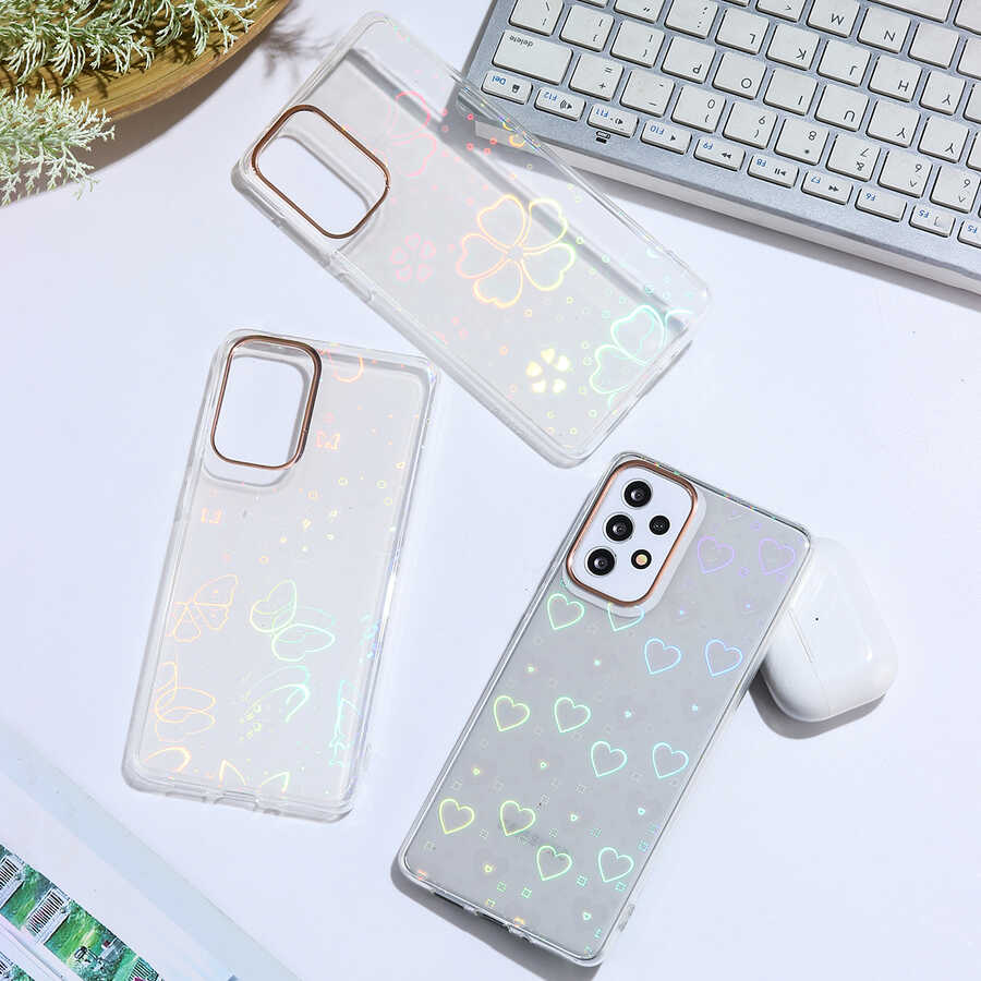 Samsung Galaxy A73 Uyumlu Kılıf Zore Sidney Desenli Sert Kapak - 1