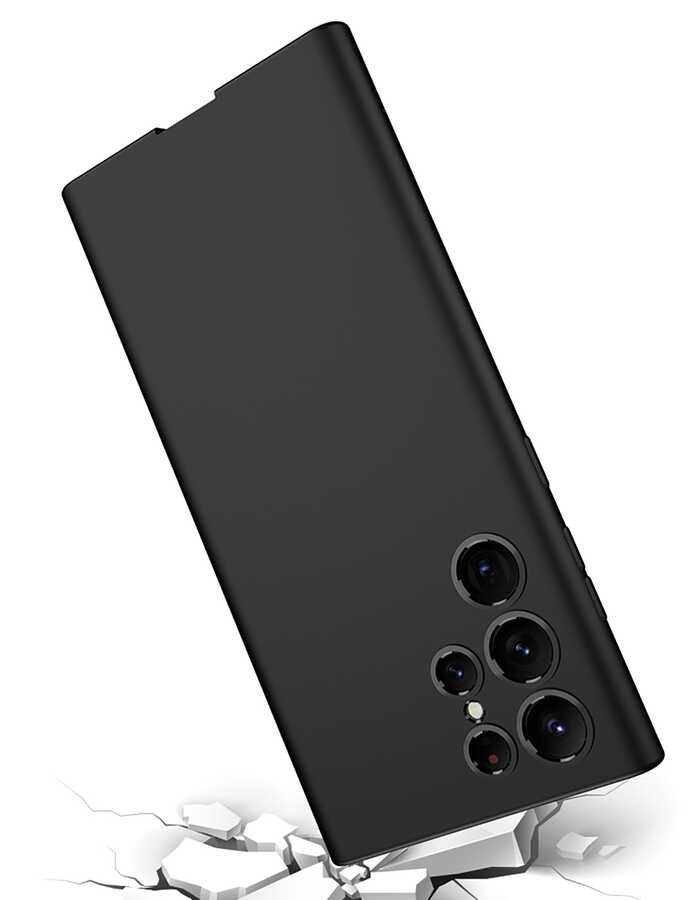 Samsung Galaxy S22 Ultra Uyumlu Kılıf Zore Silikon Kıpta Kapak - 5