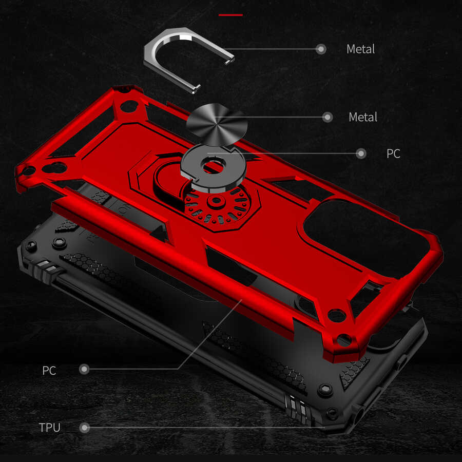 Xiaomi Redmi Note 11S Global Uyumlu Kılıf Zore Vega Kapak - 8