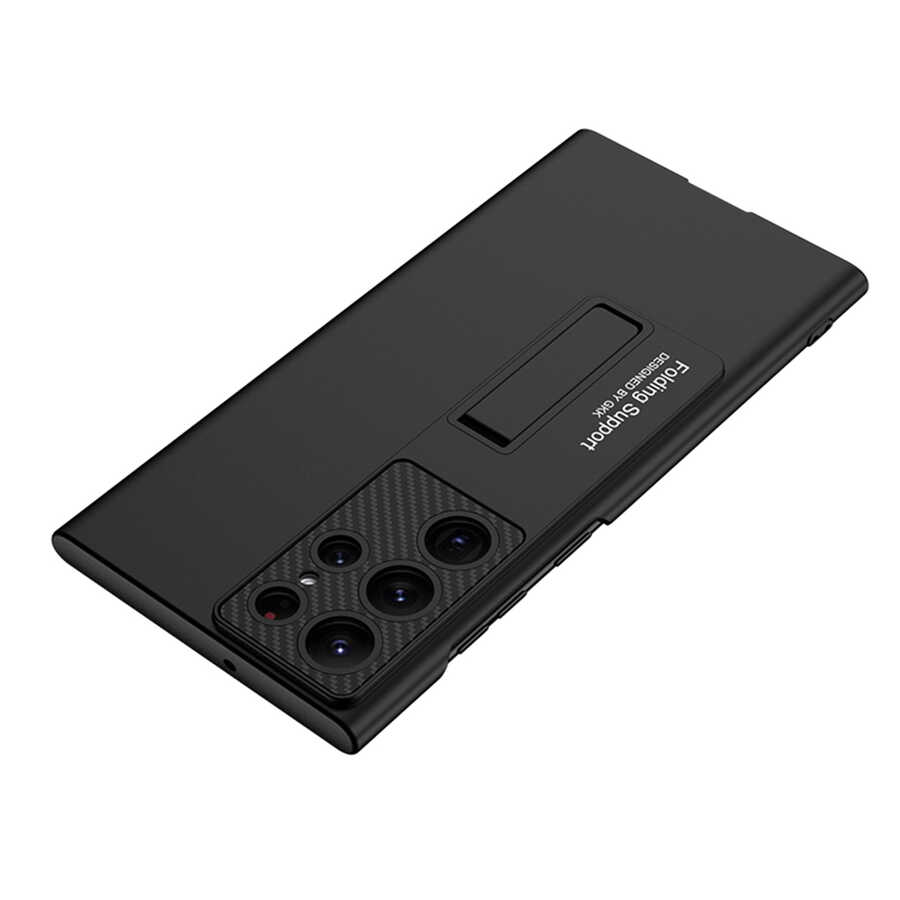 Samsung Galaxy S22 Ultra Uyumlu Kılıf Zore Standlı Ays Kapak - 3