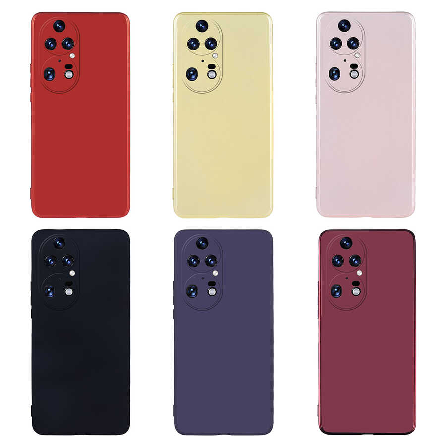Huawei P50 Pro Uyumlu Kılıf Zore Premier Silikon Kapak - 1