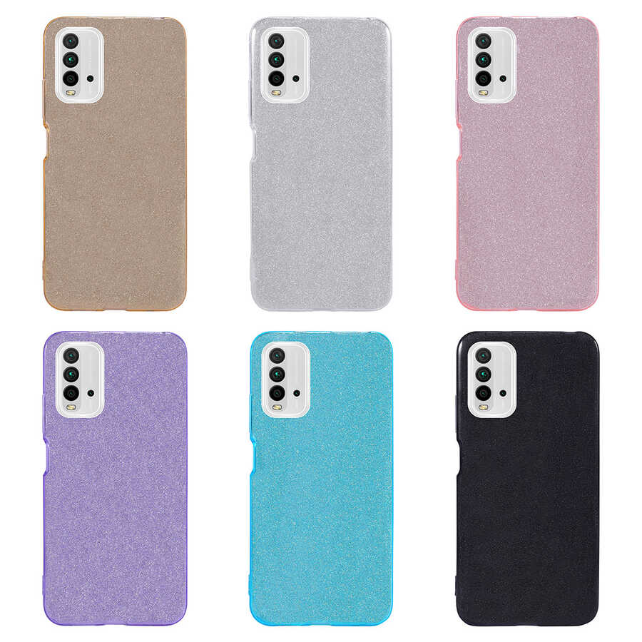 Xiaomi Redmi 9T Uyumlu Kılıf Zore Shining Silikon - 1