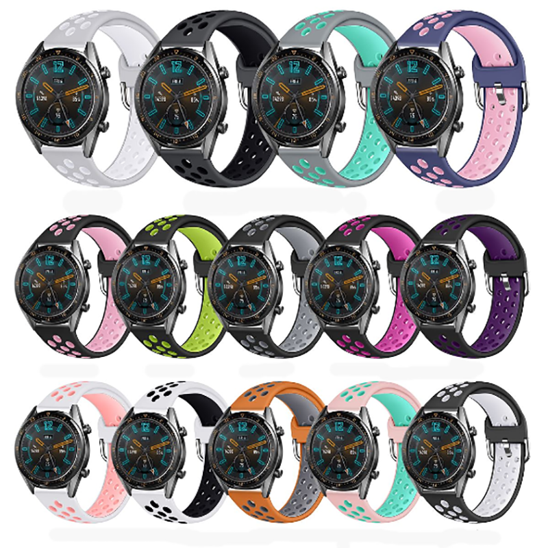 Huawei Watch GT 3 46mm Uyumlu KRD-10 Silikon Kordon - 3